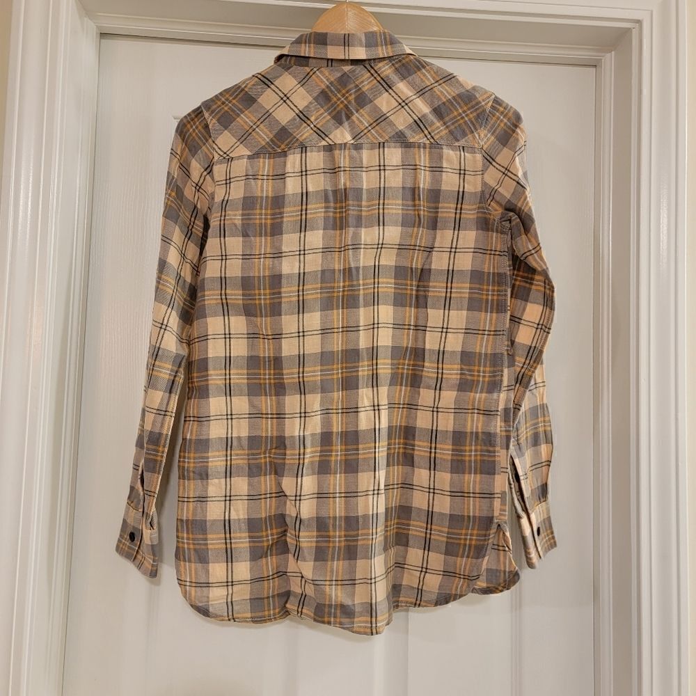 Volcom Long Sleeve Plaid Button Down Don't Mess S… - image 3